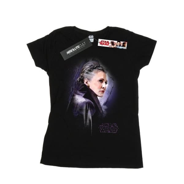 Star Wars Womens/Ladies The Last Jedi Leia Brushed Cotton T-Shirt
