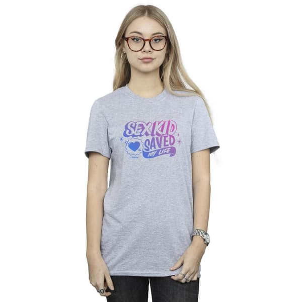 Netflix Dam/kvinnor Sex Education Sex Kid Boyfriend T-shirt i bomullsblandning
