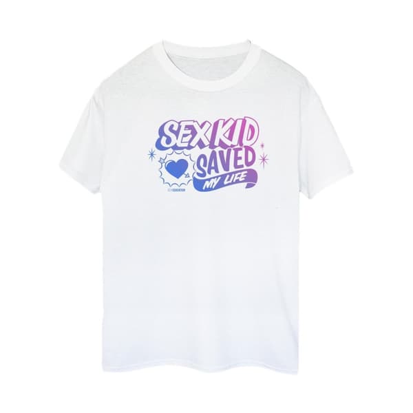 Netflix Dam/kvinnor Sex Education Sex Kid Boyfriend T-shirt i bomullsblandning