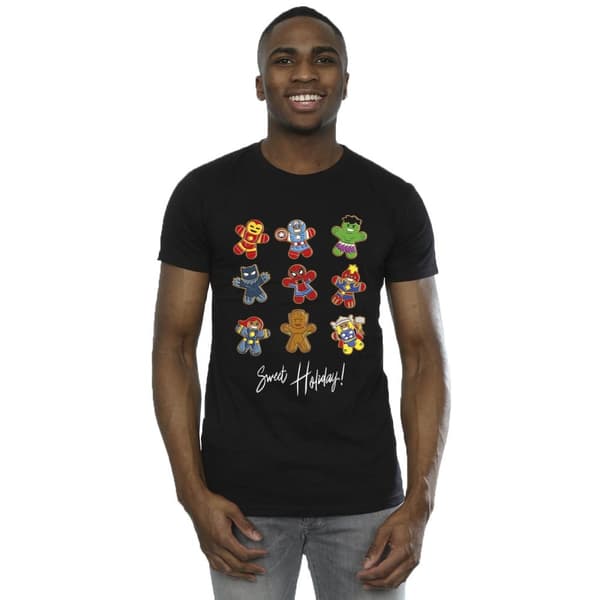 Marvel T-shirt - Avengers med pepparkakor, herr