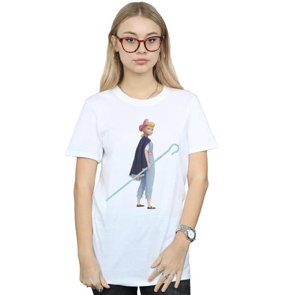Disney Womens/Ladies Toy Story 4 Little Bo Peep Cotton Boyfriend T-Shirt