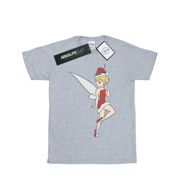 Disney Girls Tinker Bell Christmas Cotton T-Shirt