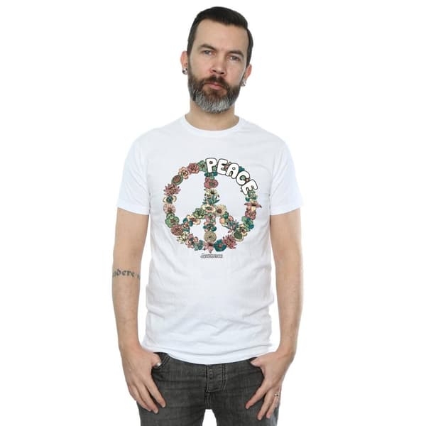 Woodstock Mens Floral Peace T-Shirt