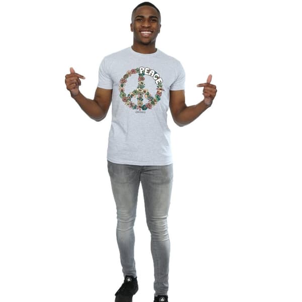 Woodstock Mens Floral Peace T-Shirt