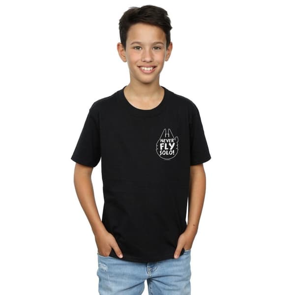 Star Wars Boys Never Fly Solo T-Shirt