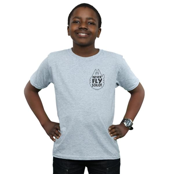 Star Wars Boys Never Fly Solo T-Shirt