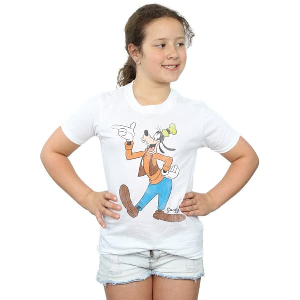 Disney Klassisk Goofy t-shirt i bomull för flickor