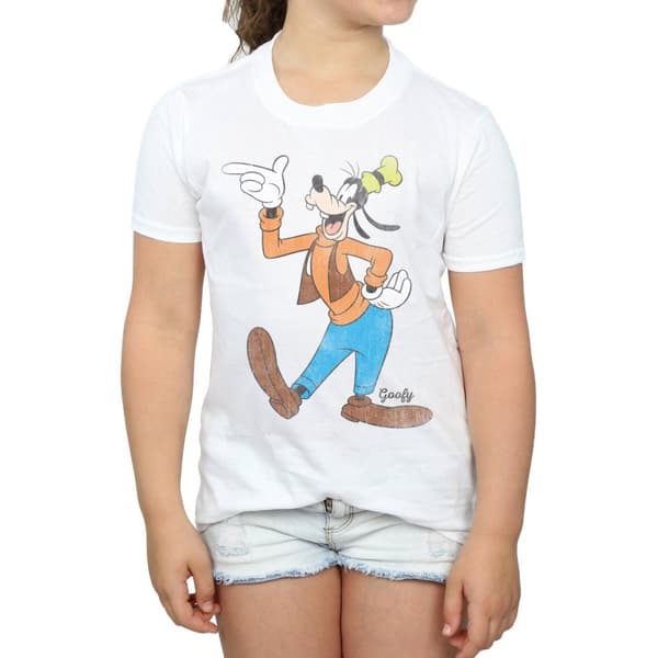 Disney Klassisk Goofy t-shirt i bomull för flickor