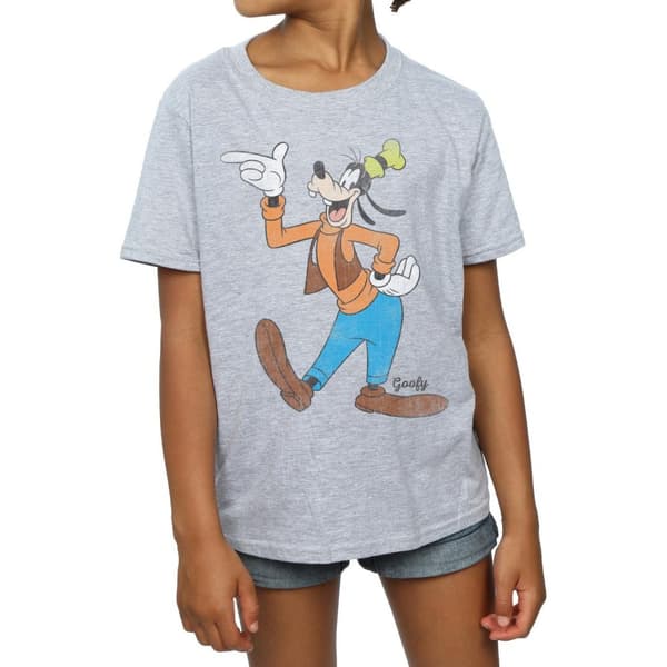 Disney Klassisk Goofy t-shirt i bomull för flickor