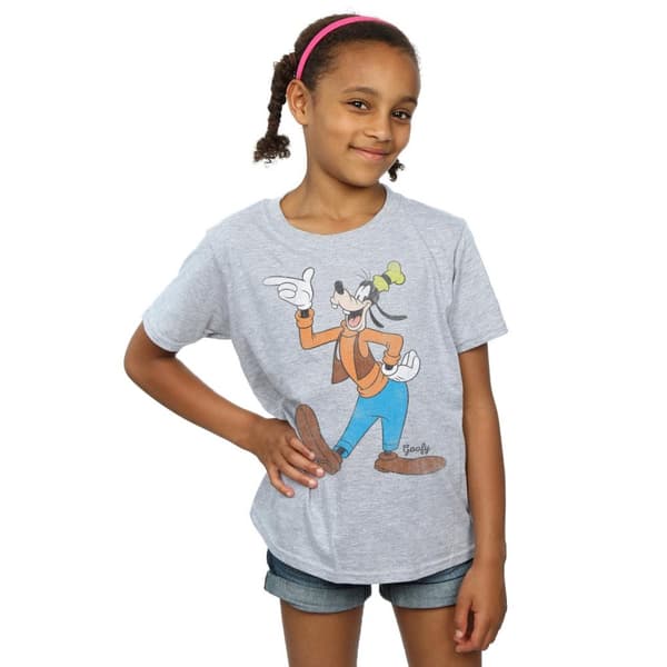 Disney Klassisk Goofy t-shirt i bomull för flickor