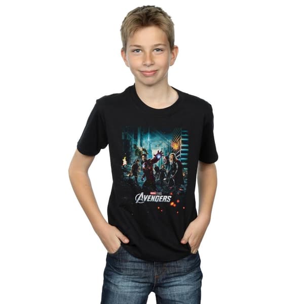 Marvel Studios Boys The Avengers Poster T-Shirt