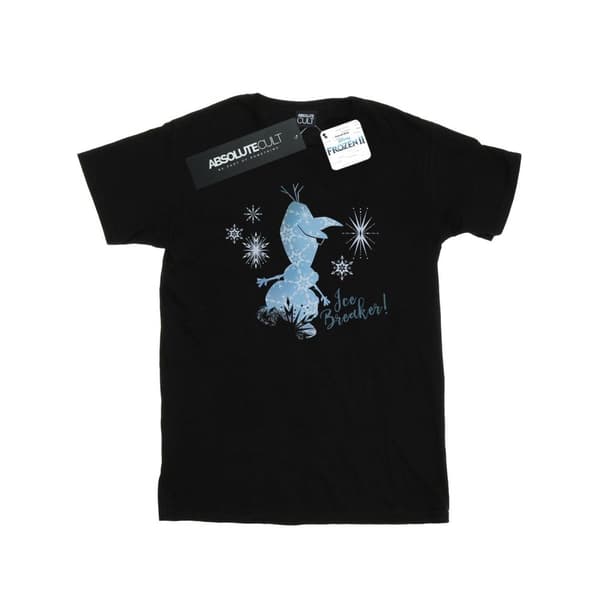 Disney Dam / Dam Frozen 2 Olaf Ice Breaker Boyfriend T-shirt i bomull