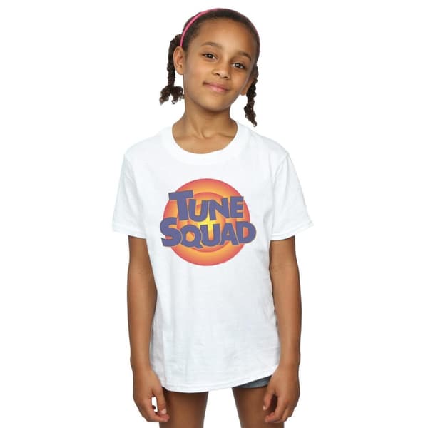 Space Jam: A New Legacy Girls Tune Squad Logo Cotton T-Shirt