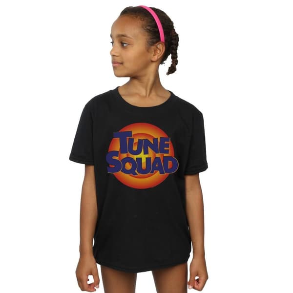 Space Jam: A New Legacy Girls Tune Squad Logo Cotton T-Shirt