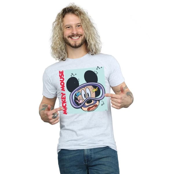 Disney Mens Musse Pigg under vatten t-shirt