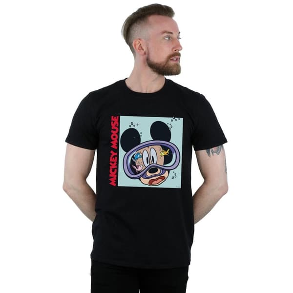 Disney Mens Musse Pigg under vatten t-shirt