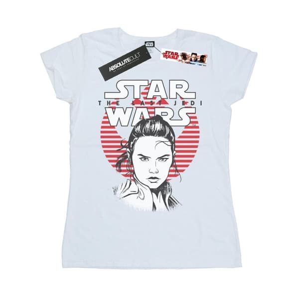 Star Wars Dam/Tjej The Last Jedi - T-shirt i bomull med hjältar