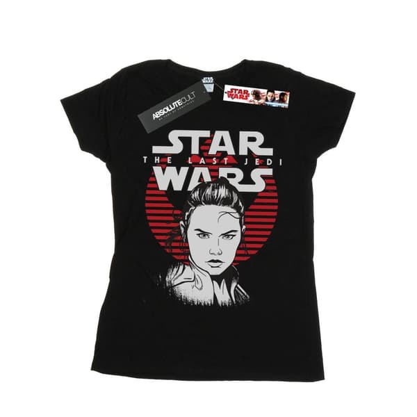 Star Wars Dam/Tjej The Last Jedi - T-shirt i bomull med hjältar