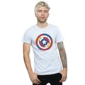 Pikkukuva 2 / 3: Marvel Mens Captain America Stained Glass Shield T-Shirt