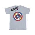 Pikkukuva 1 / 3: Marvel Mens Captain America Stained Glass Shield T-Shirt