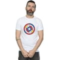 Pikkukuva 2 / 3: Marvel Mens Captain America Stained Glass Shield T-Shirt