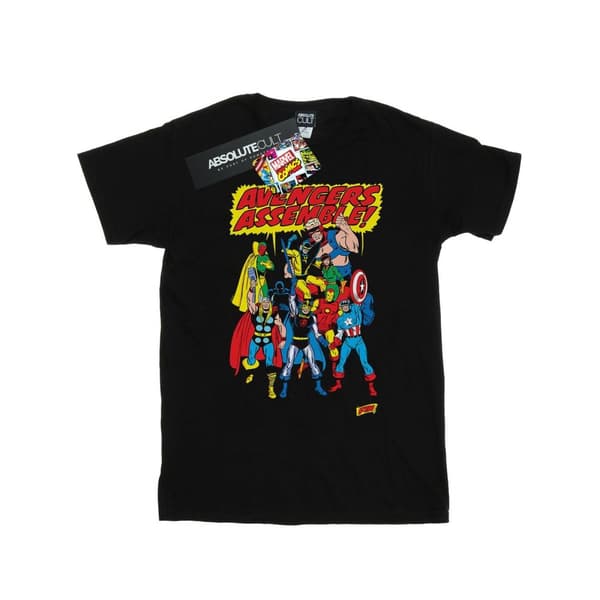 Marvel Comics Womens/Ladies Avengers Assemble Cotton Boyfriend T-Shirt