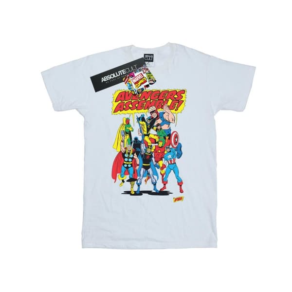 Marvel Comics Womens/Ladies Avengers Assemble Cotton Boyfriend T-Shirt