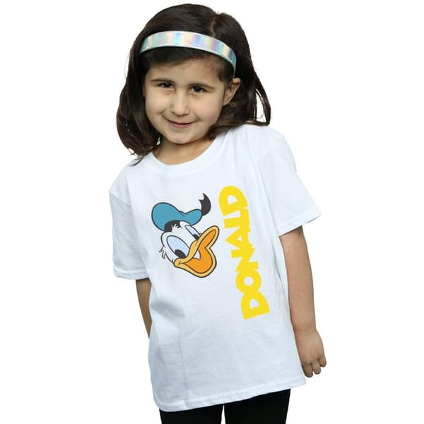 Disney T-shirt i bomull med Kalle Anka-hälsningar för flickor