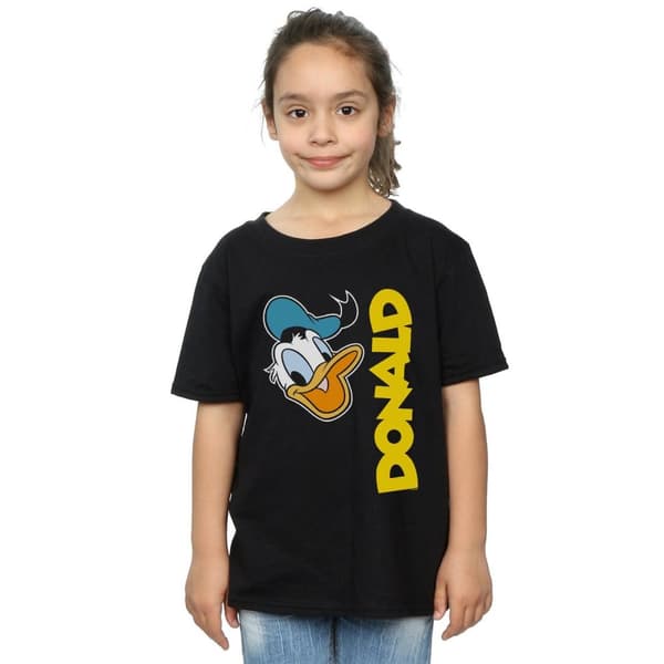Disney T-shirt i bomull med Kalle Anka-hälsningar för flickor