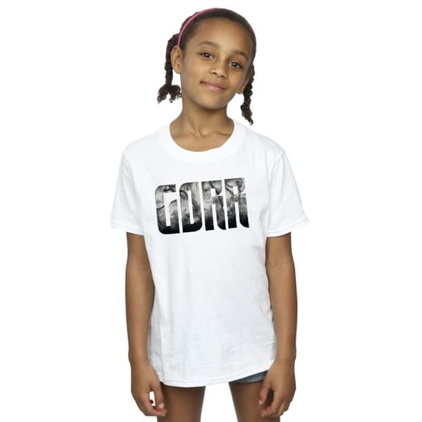 Marvel Girls Thor Love And Thunder Gorr T-shirt i bomull med bröst