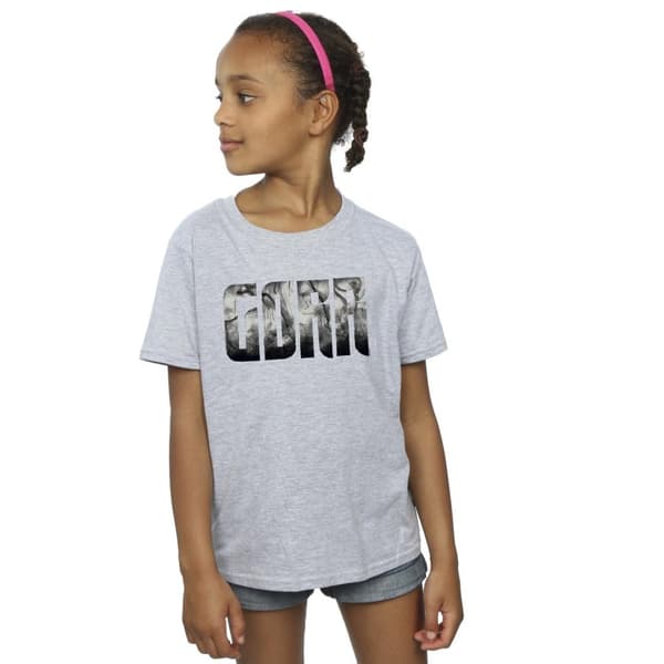 Marvel Girls Thor Love And Thunder Gorr T-shirt i bomull med bröst