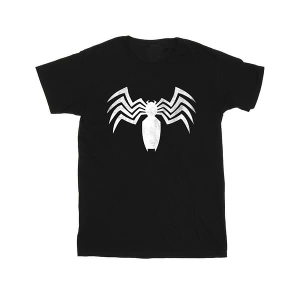 Marvel Boys Venom Spider Logo Emblem T-Shirt