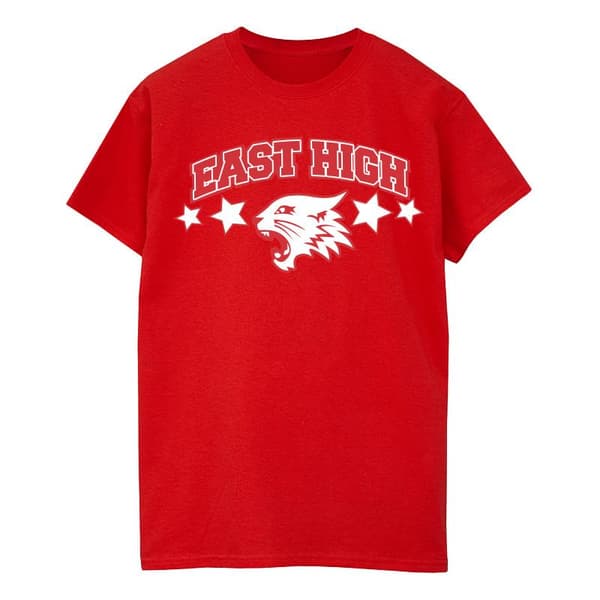 Disney Dam/Tjej High School Musical The Musical Wildcat Stars T-shirt i bomull