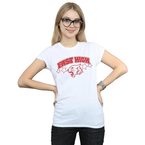 Disney Dam/Tjej High School Musical The Musical Wildcat Stars T-shirt i bomull