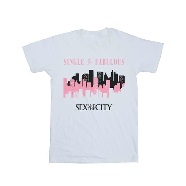 Sex And The City Womens/Ladies Happy Galentine´s Day Cotton Boyfriend T-Shirt