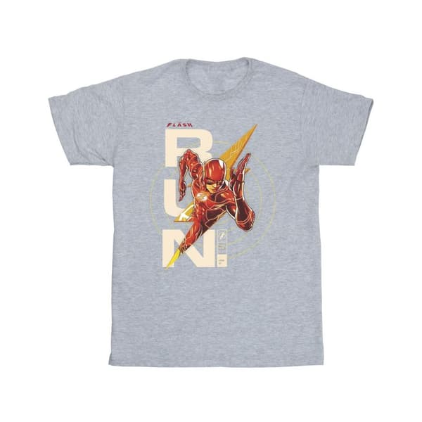DC Comics T-shirt i bomull för flickor - The Flash Run