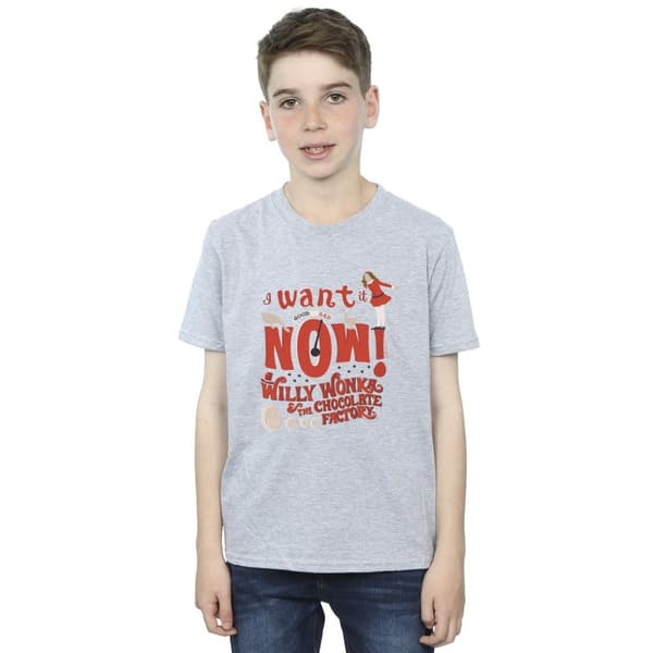 Willy Wonka Pojkar - Verruca Salt I Want It Now T-shirt