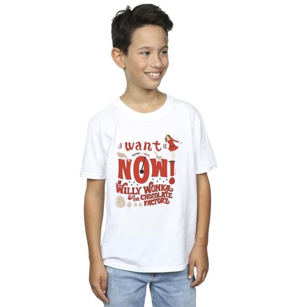 Willy Wonka Pojkar - Verruca Salt I Want It Now T-shirt