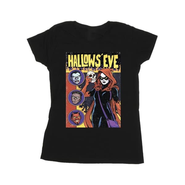 Marvel Womens/Ladies Hallows Eve Comic Cover Cotton T-Shirt
