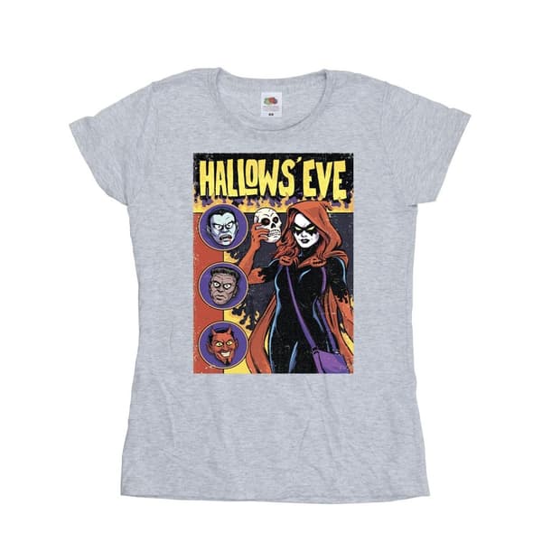 Marvel Womens/Ladies Hallows Eve Comic Cover Cotton T-Shirt