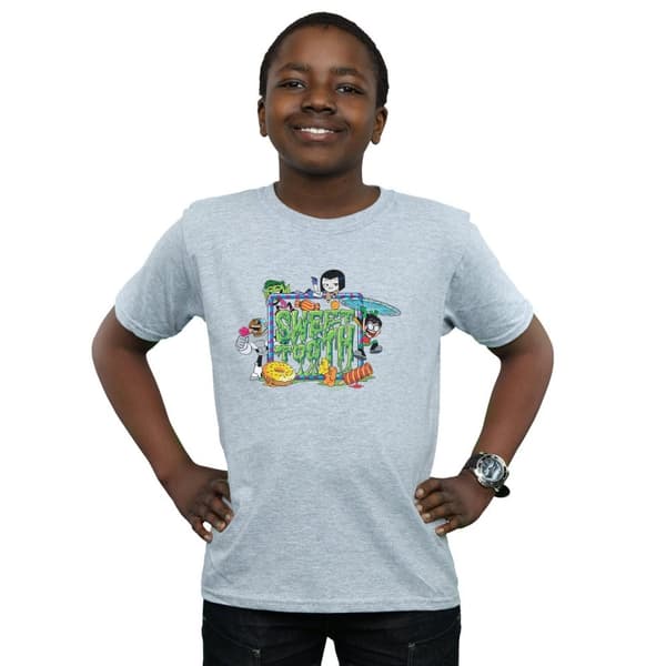 DC Comics Boys Teen Titans Go Sweet Tooth T-Shirt