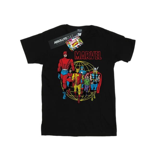 Marvel Comics Girls Atlas Group Cotton T-Shirt