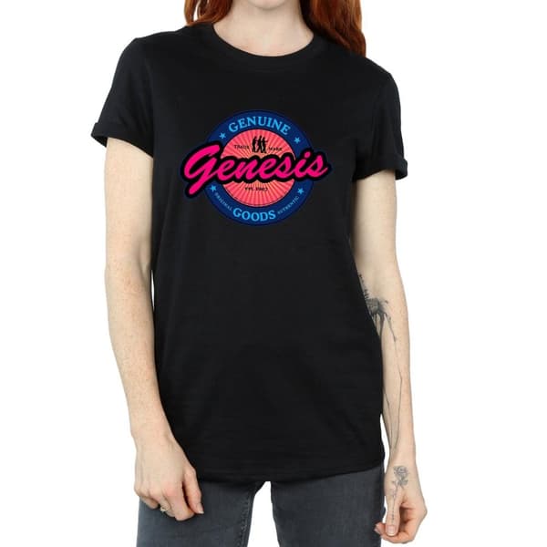 Genesis Womens/Ladies Neon Logo Cotton Boyfriend T-Shirt