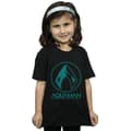 Miniatyrbillede 2 af 3: DC Comics Girls Aquaman Aqua Logo Cotton T-Shirt