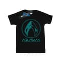 Miniatyrbillede 1 af 3: DC Comics Girls Aquaman Aqua Logo Cotton T-Shirt
