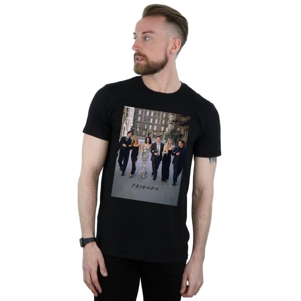 Friends Mens Champagne And Flowers T-Shirt