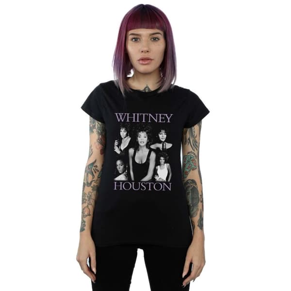 Whitney Houston T-shirt i bomull - dam/dam Multiple Pose