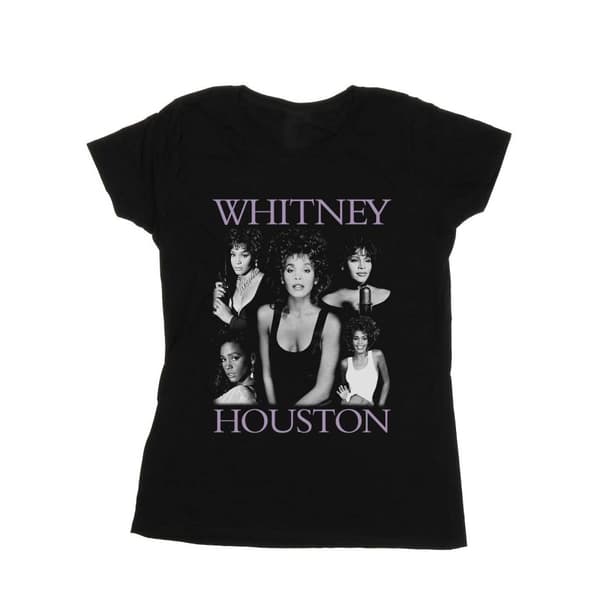 Whitney Houston T-shirt i bomull - dam/dam Multiple Pose