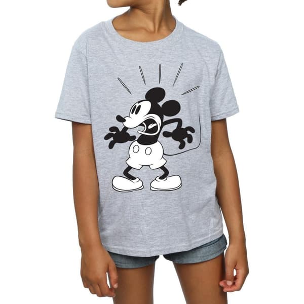 Disney Musse Pigg - skrämd t-shirt i bomull för flickor