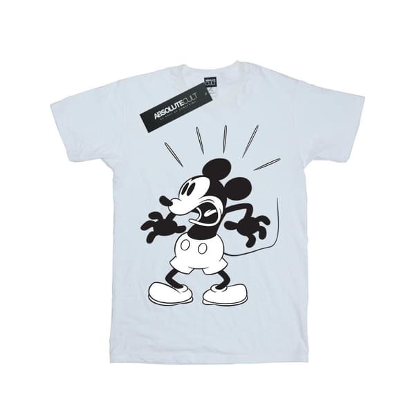 Disney Girls Mickey Mouse Scared Cotton T-Shirt